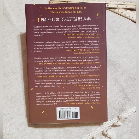 Together We Burn Isabel Ibañez Book - Picture 3 of 3